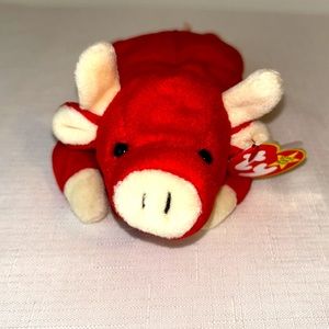 Snort the Red Bull Beanie Baby Vintage 1995